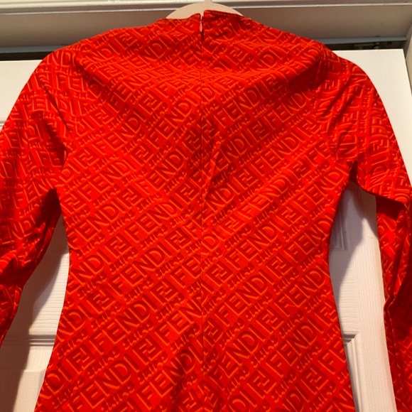 🆕FENDI X SKIMS GEORGIA CREWNECK FULL ONSIE LONG-SLEEVE LEGGING JUMPSUIT ROMPER - Picture 9 of 16